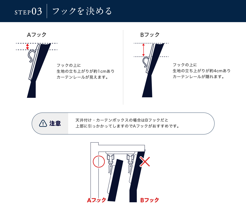 STEP3 フックを決める