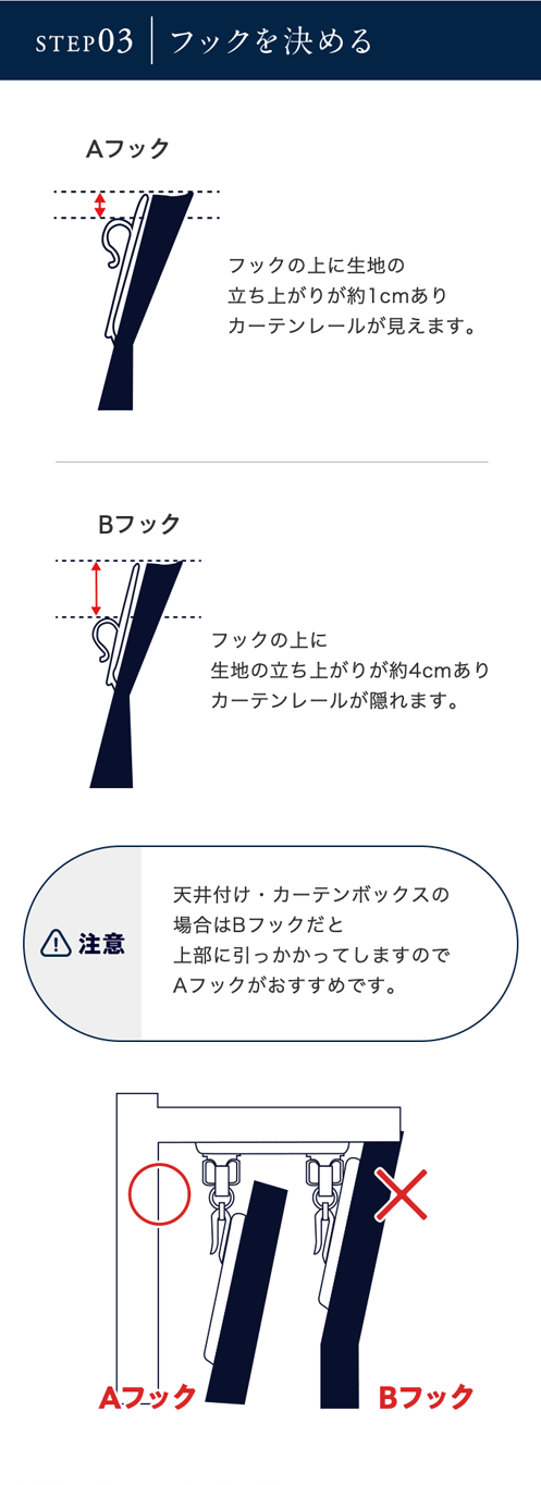 STEP3 フックを決める