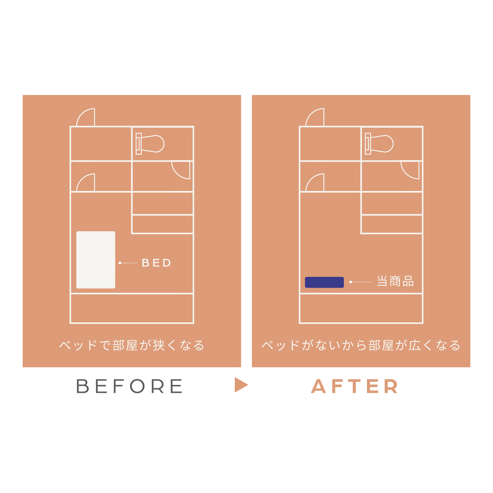 部屋が広くなるマットレス テイジンモール